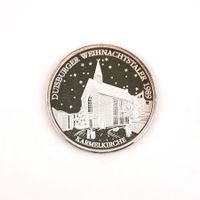 Silbermedaille Duisburger Weihnachtstaler 1989