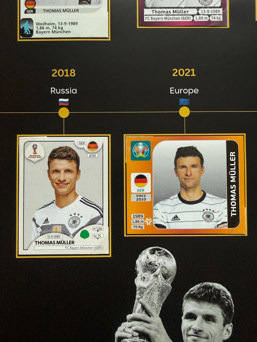 Panini Carte collezionabili: Panini-Plakat Thomas Müller – Nuovo (secondo la descrizione) da Stettlen venduto da DieTaube2.0 3