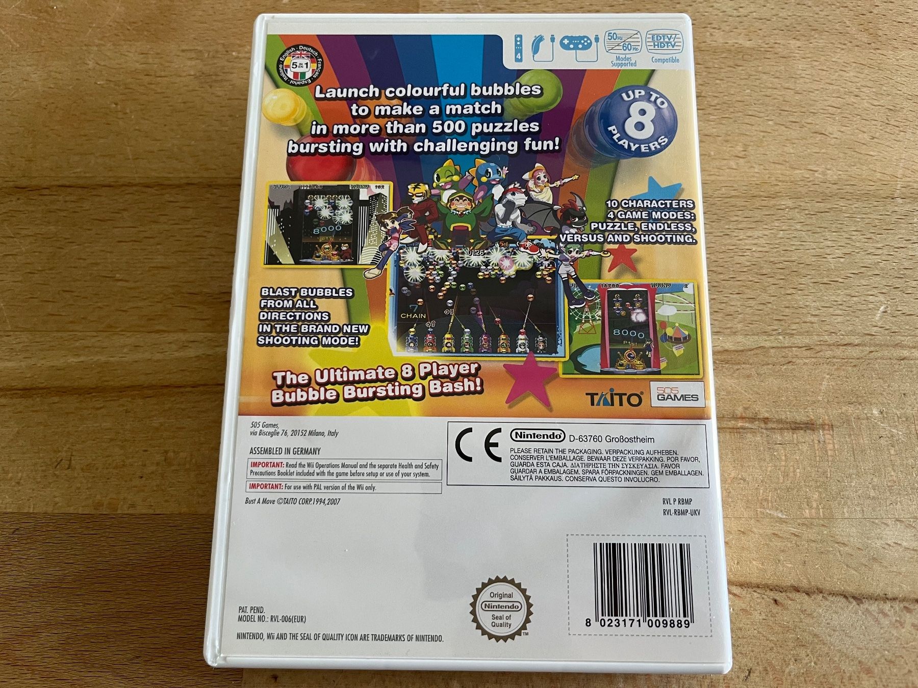 Nintendo Giochi: Bust-a-Move Wii Spiel - Top Zustand – Usato da Thalwil venduto da ranx 2