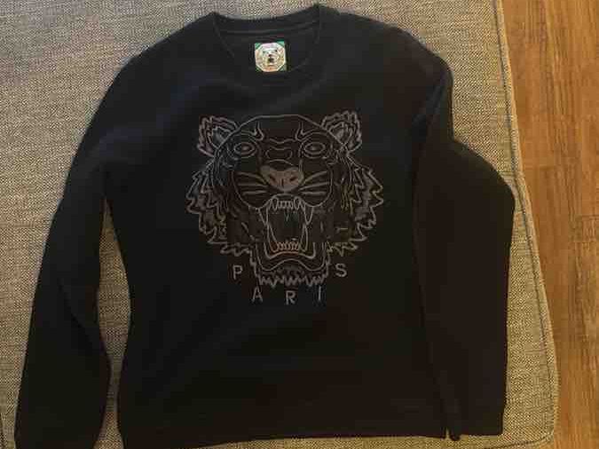Kenzo Maglioni & Felpe: Kenzo Pullover schwarz mit Tiger-Print – Nuovo (secondo la descrizione) da Kloten venduto da 20RM