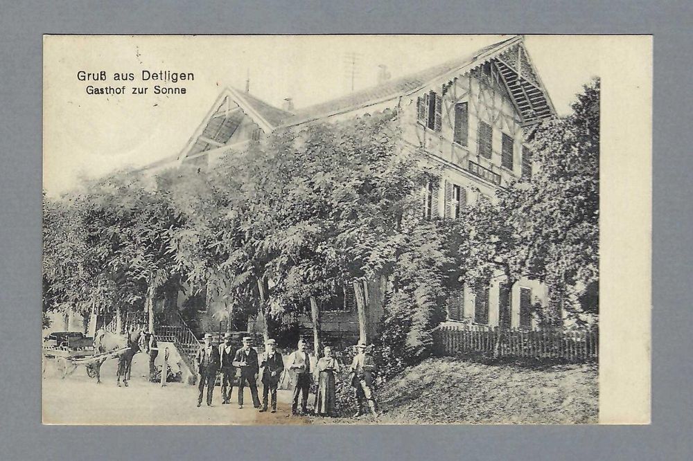 DETLIGEN 1919, GASTHOF z. SONNE, BELEBT! (Gebraucht) in Pura für CHF 28 ...