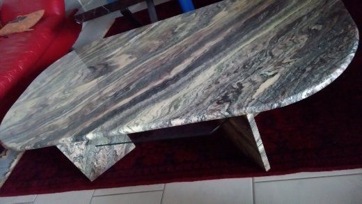 Tavoli: Vintage  Marmor Couchtisch aus massivem Marmor – Usato da Schlieren venduto da swissonline 5