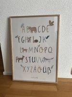 Bilderrahmen mit sebra Poster für das Kinderzimmer