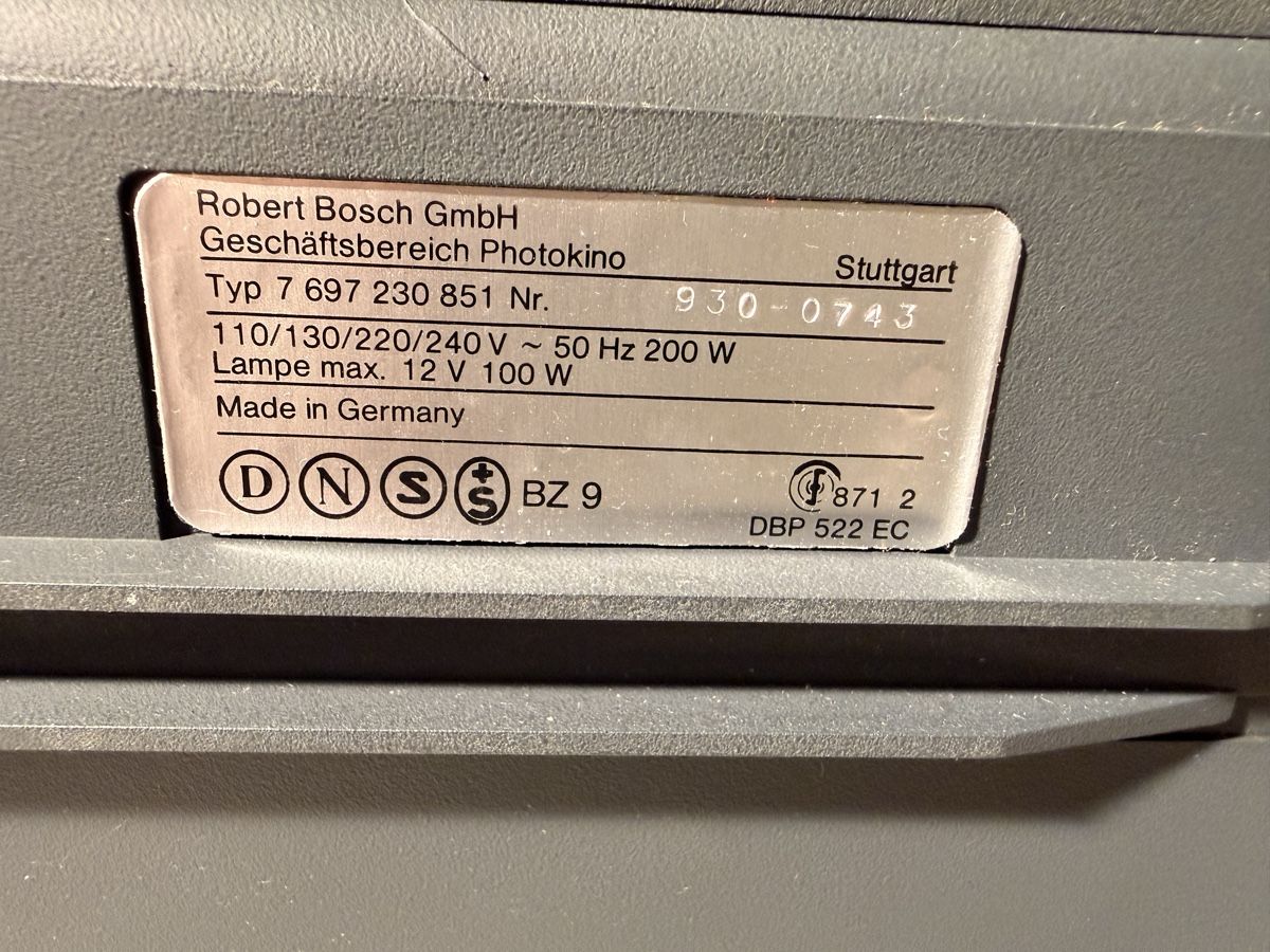 Filme: Bauer T192 Automatic Duoplay Super 8 / Normal 8 Projektor – Gebraucht aus Reinach BL von Rushkatie 1