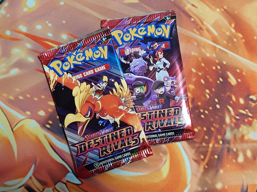 Pokemon Destined Rivals Booster + Fun Packs (Neu und originalverpackt ...