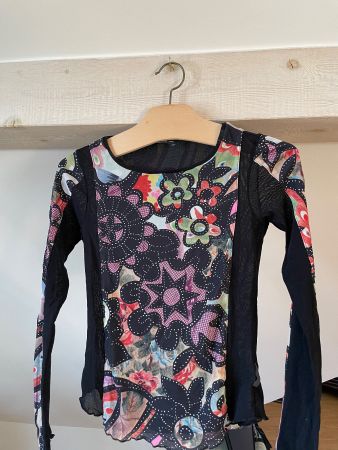 Otto Kern Shirt mit speziellem Blumendesign, Grösse S