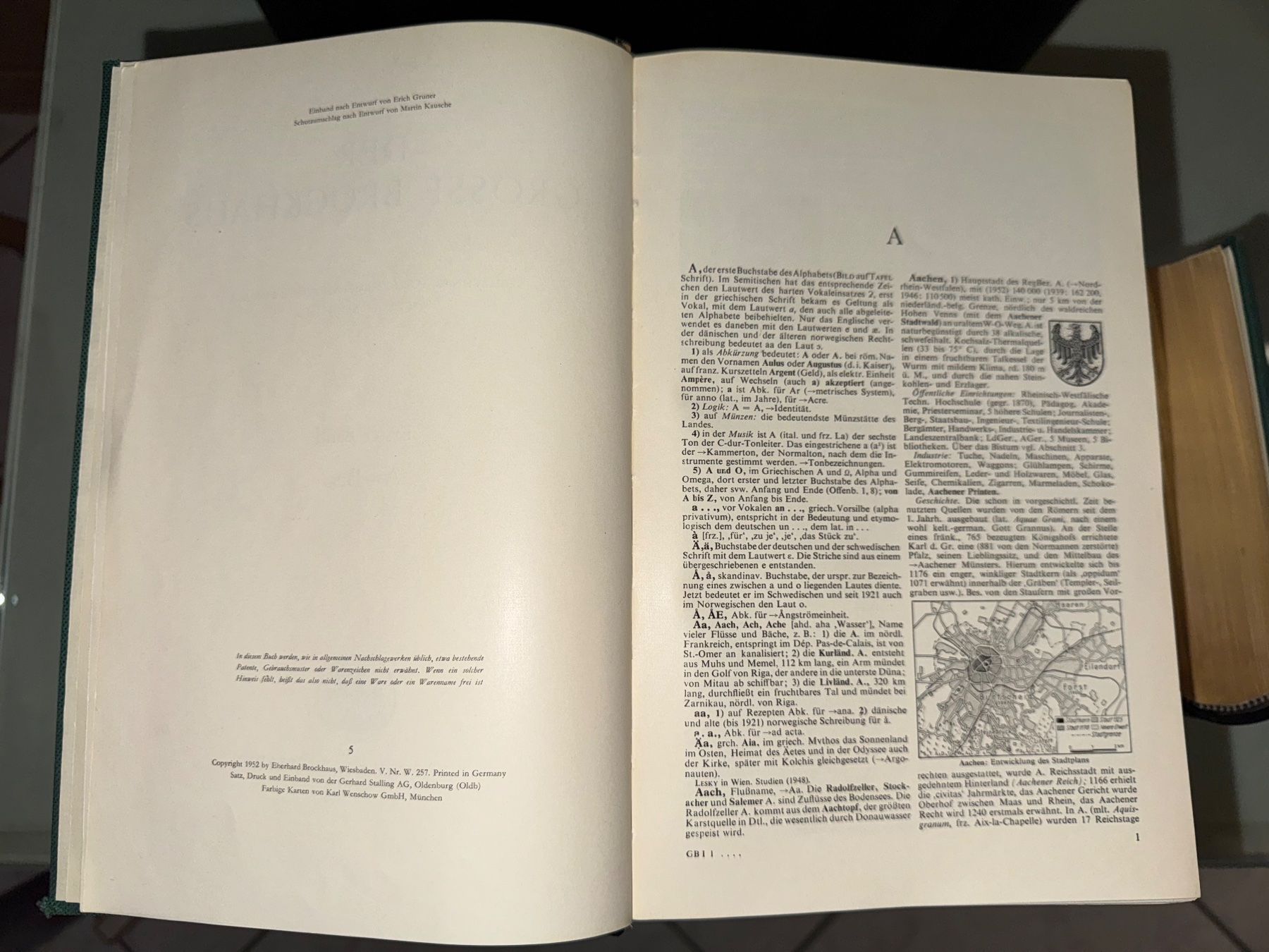 Libri: Der grosse Brockhaus 14 Bände 1953 – Usato da Grosswangen venduto da Second_hand_paradise 4
