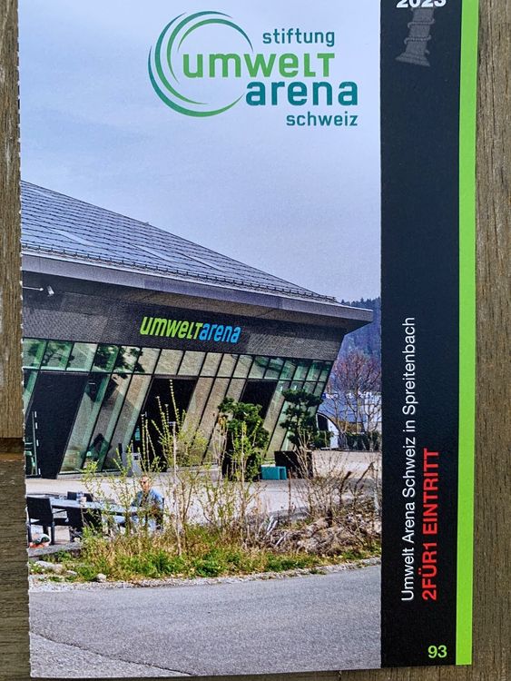 Gutschein 2für1 Umweltarena Spreitenbach Kaufen auf Ricardo
