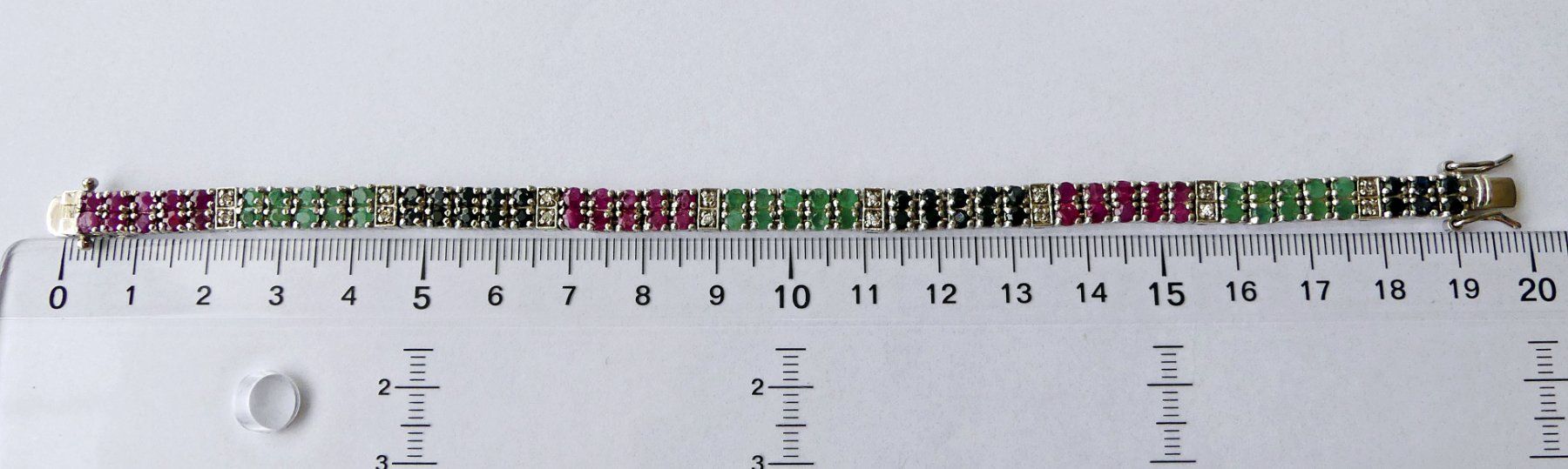 Armbänder & -reifen: Armband Silber 925 Edelsteine – Gebraucht aus Matten b. Interlaken von kero71 8
