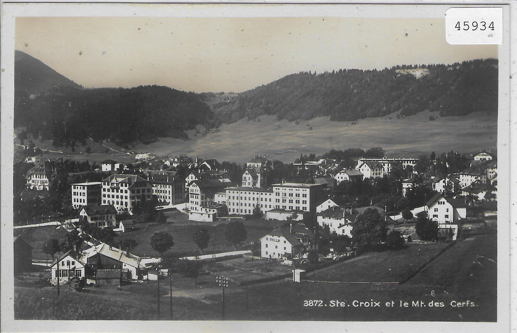 Cartoline postali: Ste. Croix et Le Mt.des Cerfs – Usato da Ettingen venduto da Kartenplanet