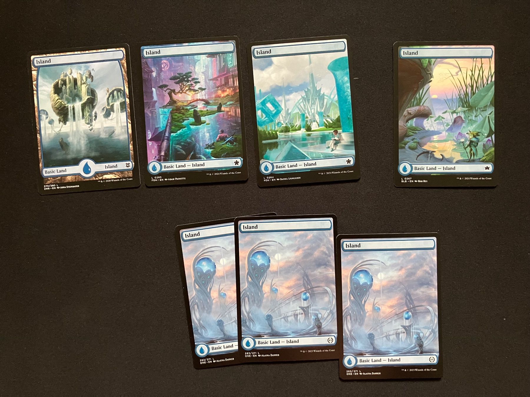 Cartoline: Full art + foil lands Magic the gathering – Usato da luzern venduto da rammdave 4