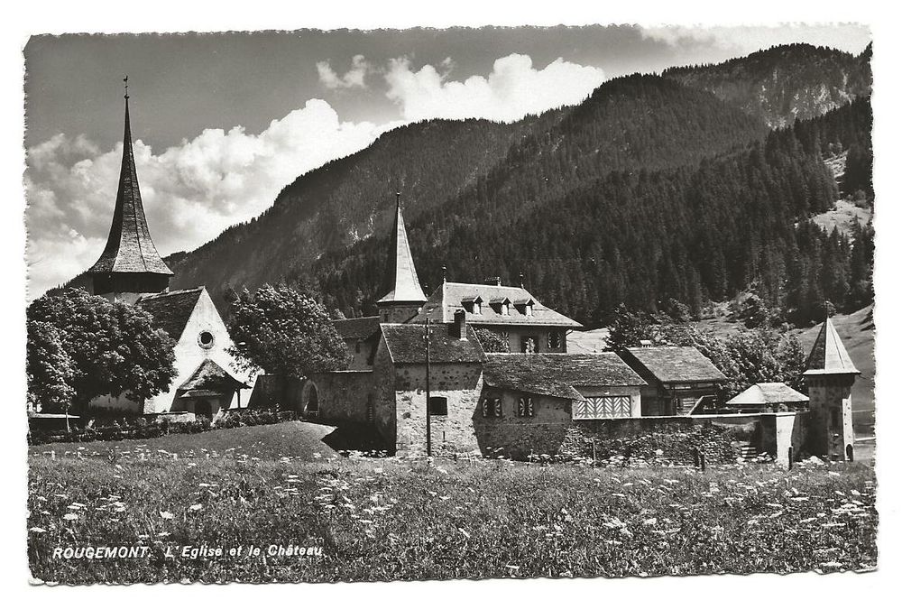 ROUGEMONT. L ' EGLISE ET LE CHÂTEAU Kaufen auf Ricardo