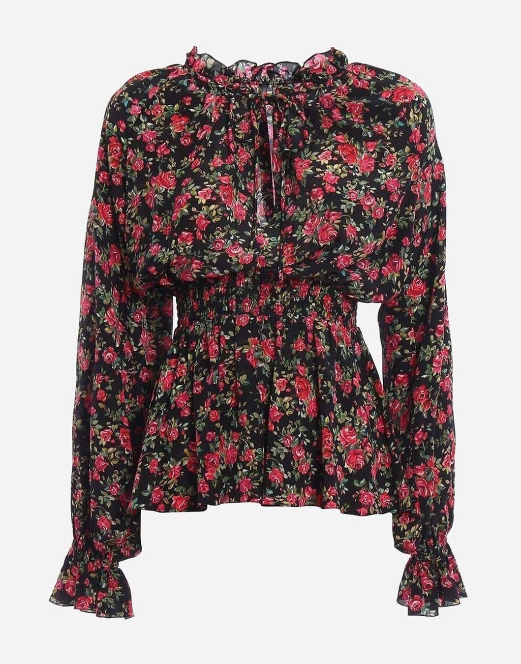 Dolce & Gabbana Camicette: Dolce & Gabbana Bluse Seide geblümt – Usato da Binningen venduto da Designerlabels