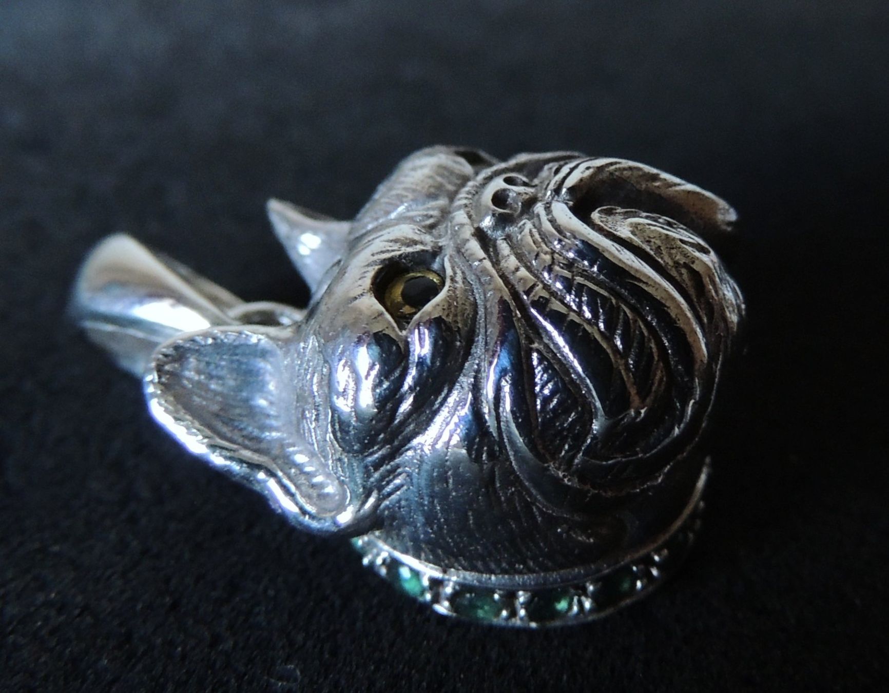 Ciondoli: Bulldogge Silber 925 Anhänger – Nuovo e nell'imballaggio originale da Waldenburg venduto da schaller707 1