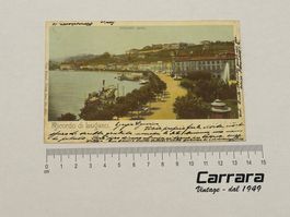 Postkarten Tessin Ticino Ricordo di Lugano Quai 1900