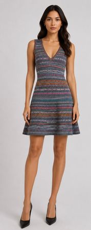 Missoni Kleid bunt Grösse 42 neuwertig