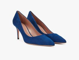 Hugo Boss Wildleder Pumps, Blau, Gr. 38 - Top Herbstschuh!