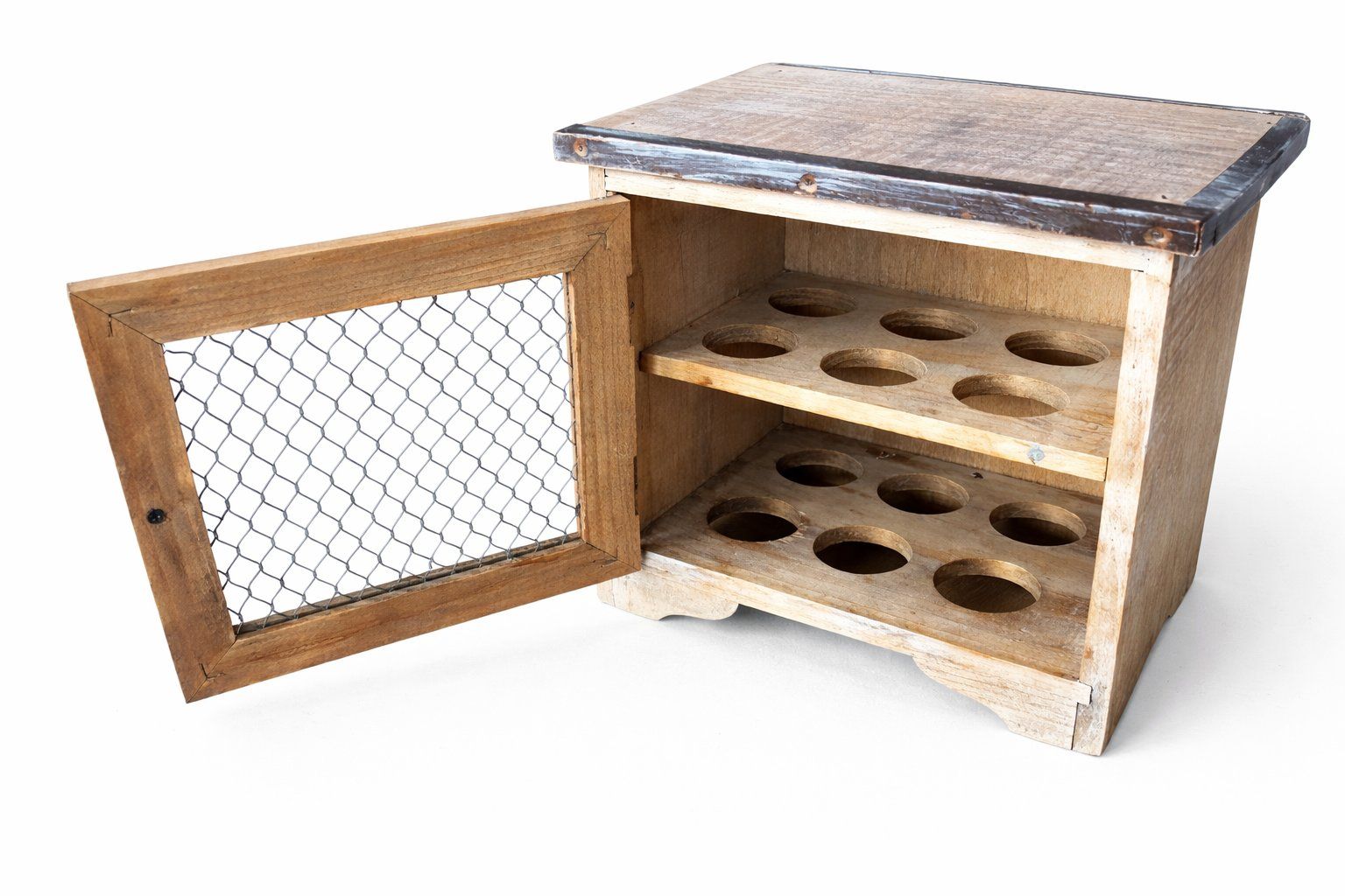 Altro per la casa: Rustikale Eierbox Holz für 12 Eier Deko – Nuovo (secondo la descrizione) da Fully venduto da VaneaSelection 1