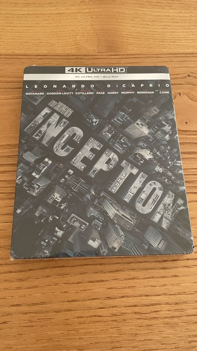 Alle DVDs: Inception - 4K Steelbook – Neu und originalverpackt aus Lugano von vtr_7fls
