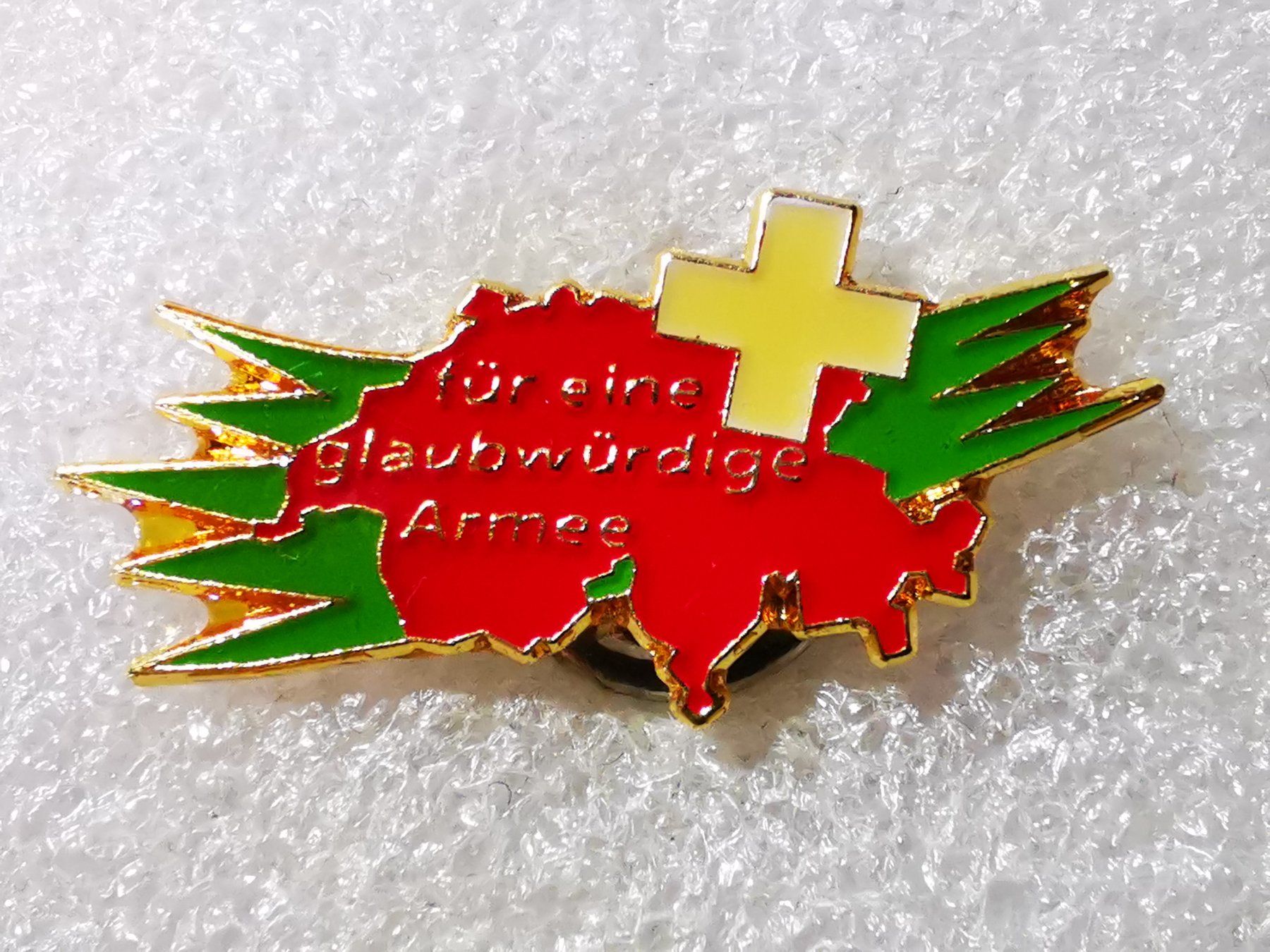 Placchette & Badge: Ansteckpin 38: Für eine glaubhafte Armee – Usato da Oppligen venduto da Pin-Fall-Shop