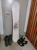 Snowboard komplett inkl. Burton Bindung und Salomon Schuhen