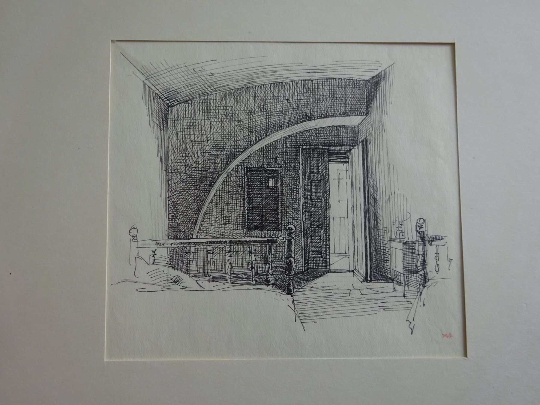 Gemälde: Schlafzimmer / Walter Roshardt 1897-1966 – Gebraucht aus Esslingen von eintagammeer