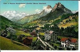 Kiental BE Hotel Kienthalerhof 1923 sehr gut erhalten