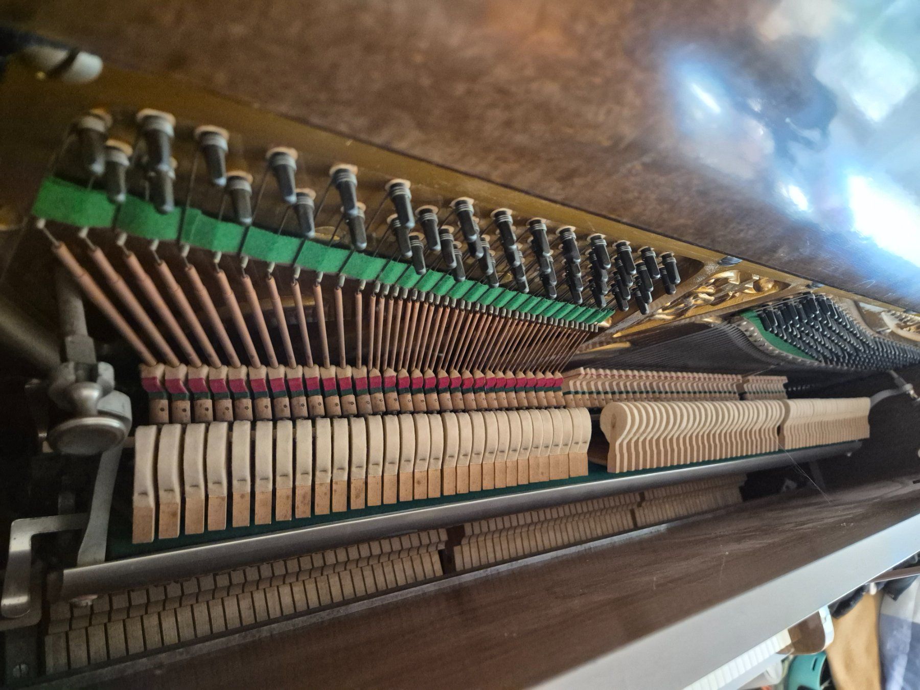 Instruments de musique: Klavier mit Hocker Sabel Krommpholz Bern – D'occasion à Innerberg par barbarawidmer 6