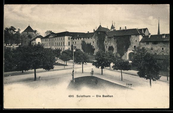 Cartoline postali: AK Solothurn, Die Bastion – Usato da Berlin venduto da bartko-reher