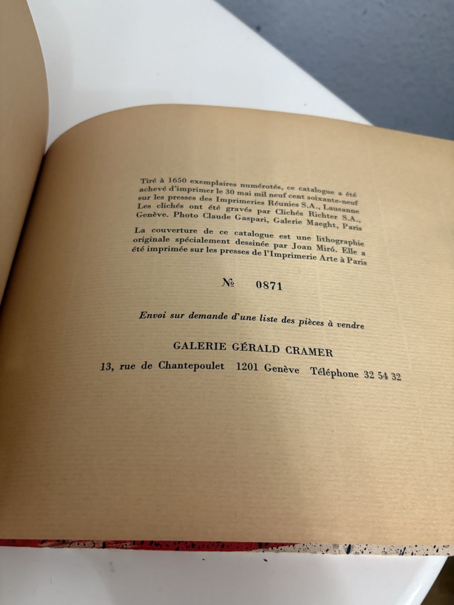 Libri: Rare livre Joan Miró – Usato da petit lancy venduto da FerreiraLuis 6