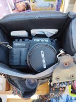 Spiegelreflexkamera Carena CX-300 schwarz mit Tasche