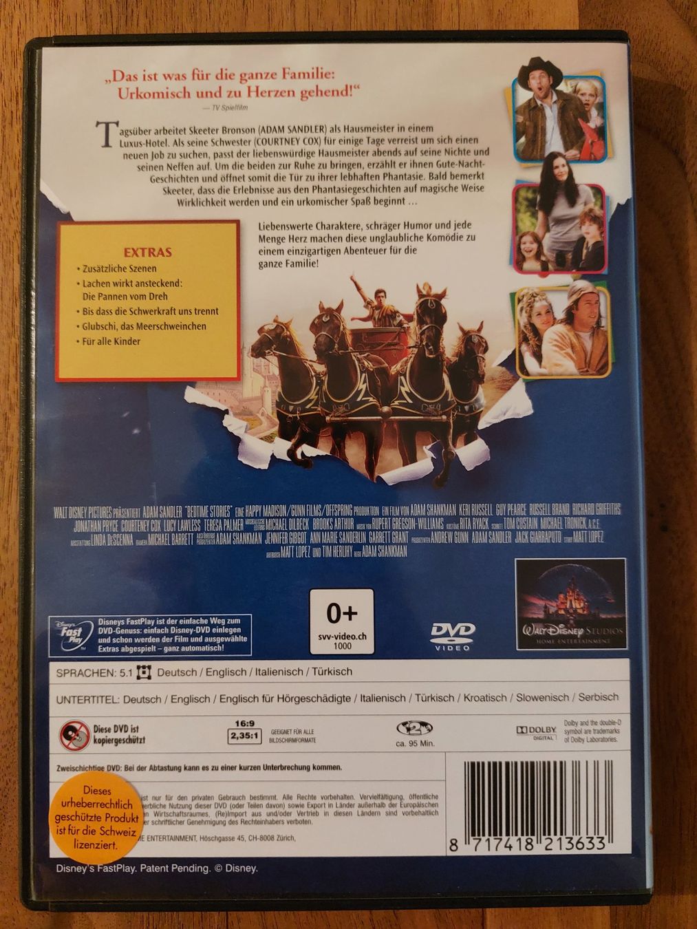 Tutti i DVDs: DVD - Bedtime Stories von Walt Disney – Usato da Rheinfelden venduto da FilmAuktion 1