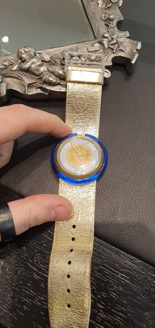 Swatch Orologi: Swatch Save Pop selten!!! GOLD pop watch – Usato da Unterägeri venduto da Altgoldschmuck 7