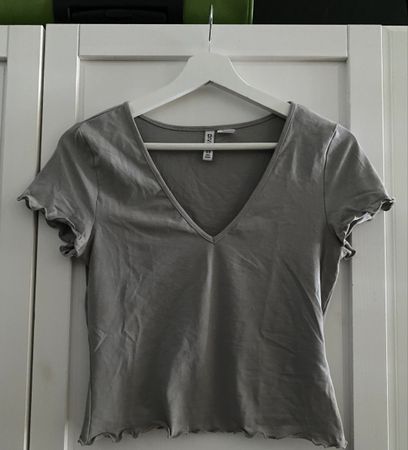 H&M Divided Top, Grau, Grösse M, gutem Zustand