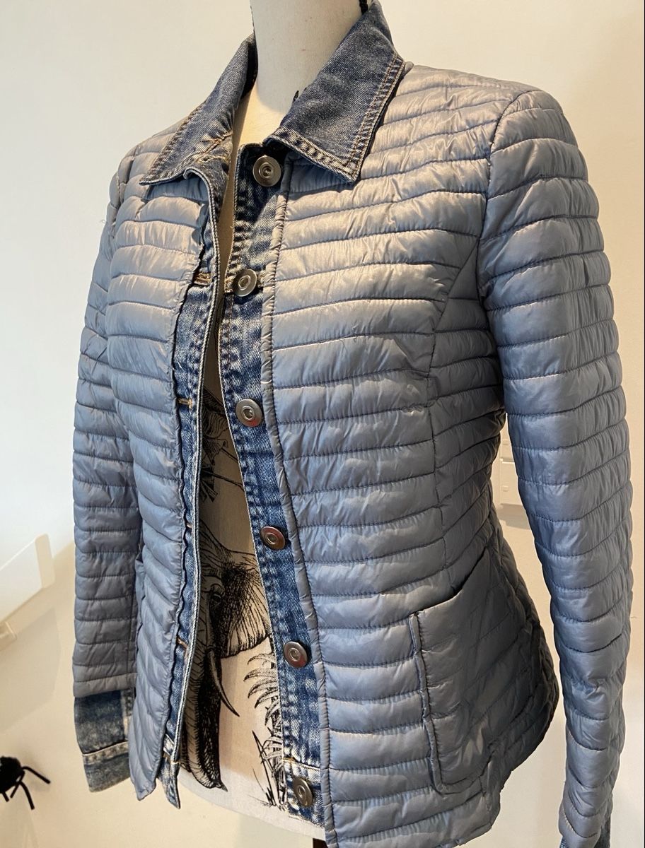 Vestes: Jeansjacke mit Stepp-Einsatz Gr. S/M – Neuf (Voir description) à Affoltern am Albis par Vsyra 1