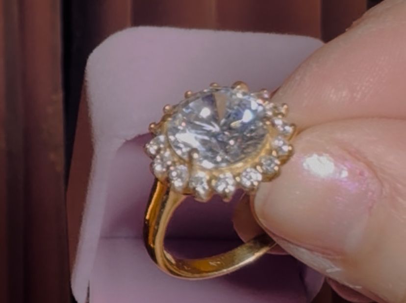 Anelli: Bague fleur princesse moissanites – Nuovo e nell'imballaggio originale da St-Maurice venduto da Sandrinette123 3