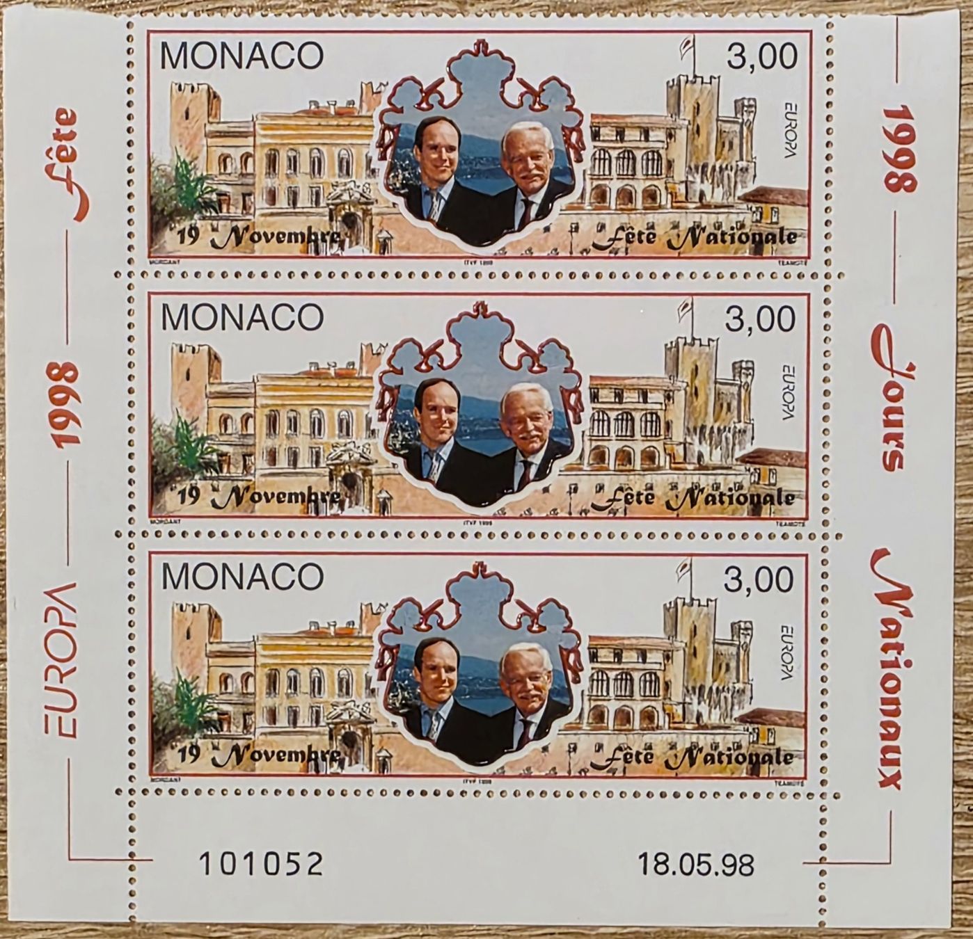 Tutti i francobolli: Monaco 1998 Neu – Nuovo (secondo la descrizione) da Rohrbach venduto da lod_m58r
