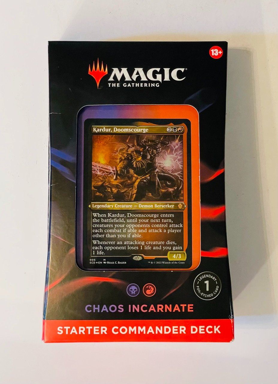 Magic The Gathering Sammelbilder & Trading cards: Magic the Gathering Chaos Incarnate Starter Commander Deck – Neu (gemäss Beschreibung) aus Duggingen von nad_6yzh