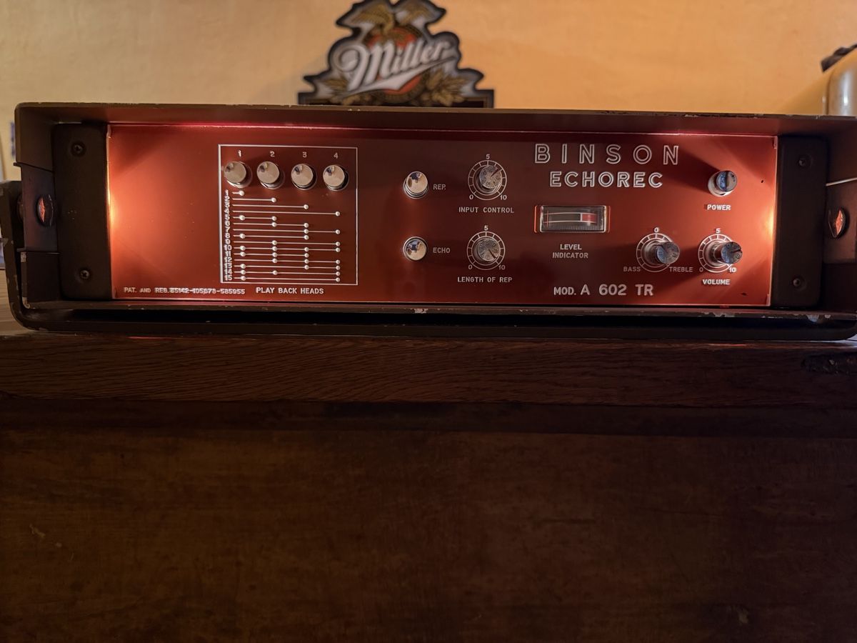 Strumenti musicali: BINSON ECHOREC A 602 TR Vintage Effektgerät mit Original-DC- – Difettoso da Tamins venduto da Andreas256