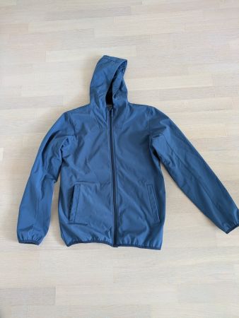 Softshell-Jacke Gr. 176/182 blau, praktisch neu
