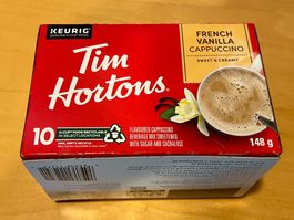 Tim Hortons French Vanilla Cappuccino K-Cups, 10 Stk.