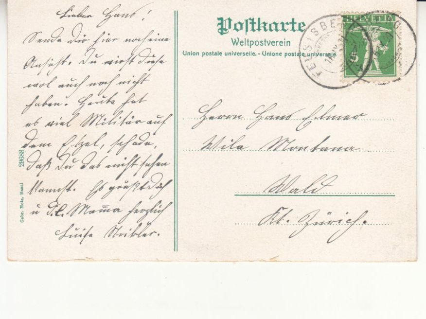 Cartoline postali: Etzel Teufelsbrücke 1909 – Usato da Bürglen TG venduto da StampGraf 1