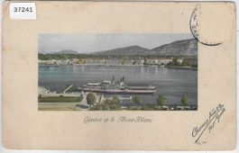 Geneve - La Rade - Bateau "Leman" Dampfschiff - Charnaux fre
