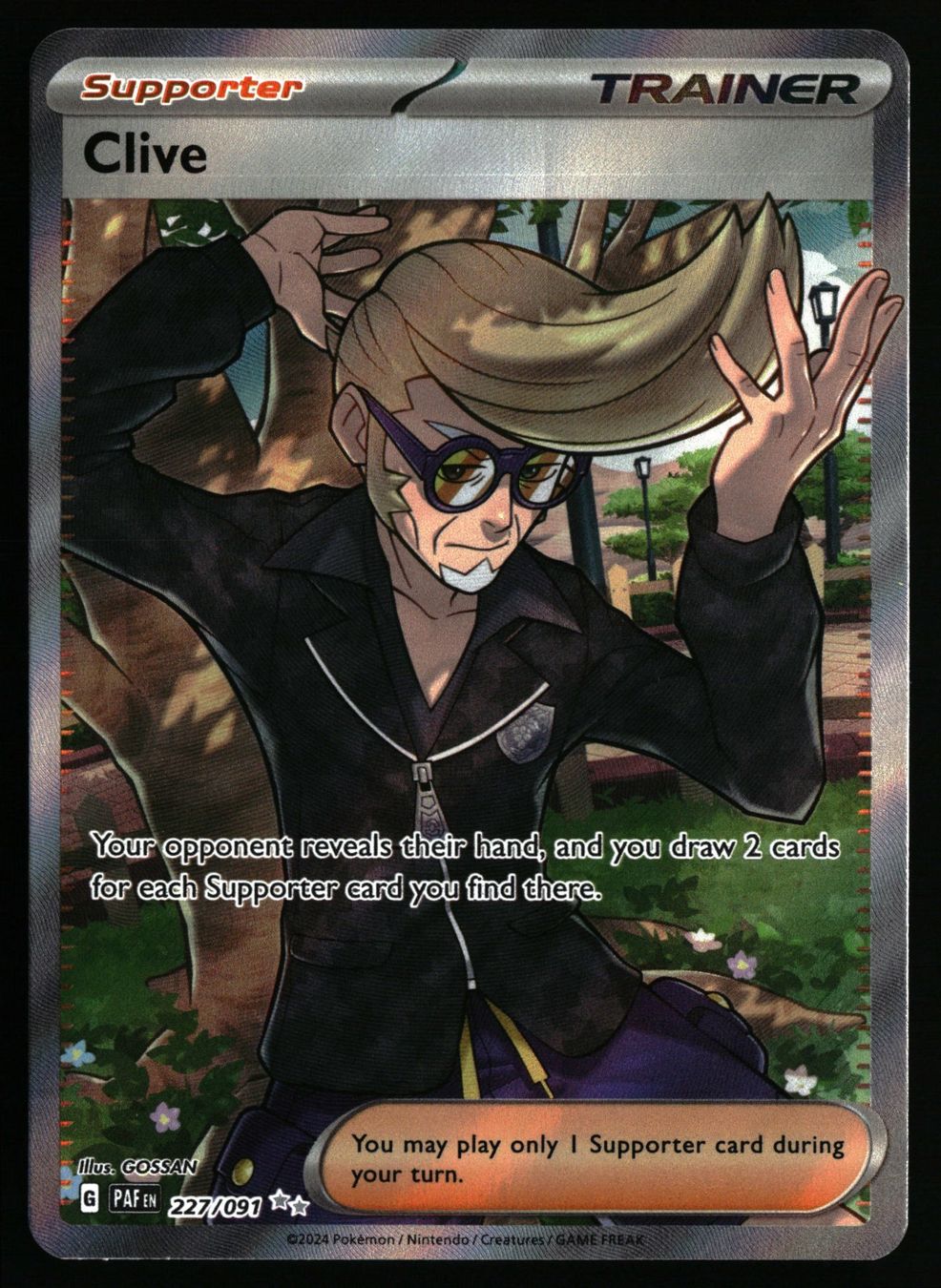 Pokémon Carte collezionabili: Clive #227 Pokemon Paldean Fates – Usato da Feuerthalen venduto da Plazatoys