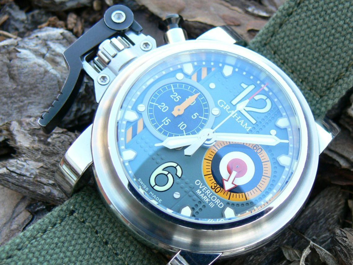 Graham Orologi: Graham Chronofighter overlord III  Spitfire   47mm Automatic – Usato da Remigen venduto da Kelias 1