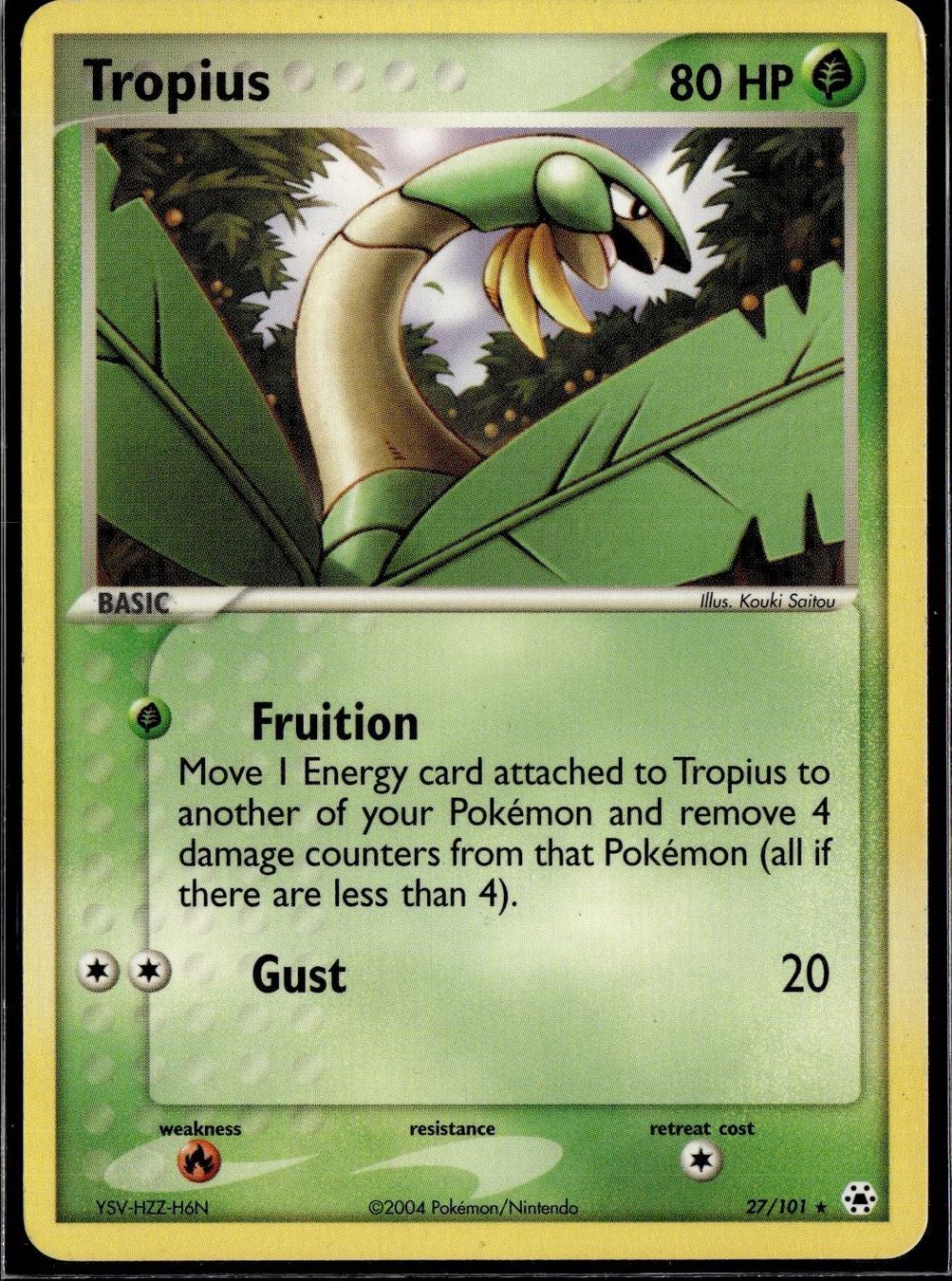 Pokémon Sammelbilder & Trading cards: Tropius 27/101 Hidden Legends – Gebraucht aus Zürich von pokemon_cards