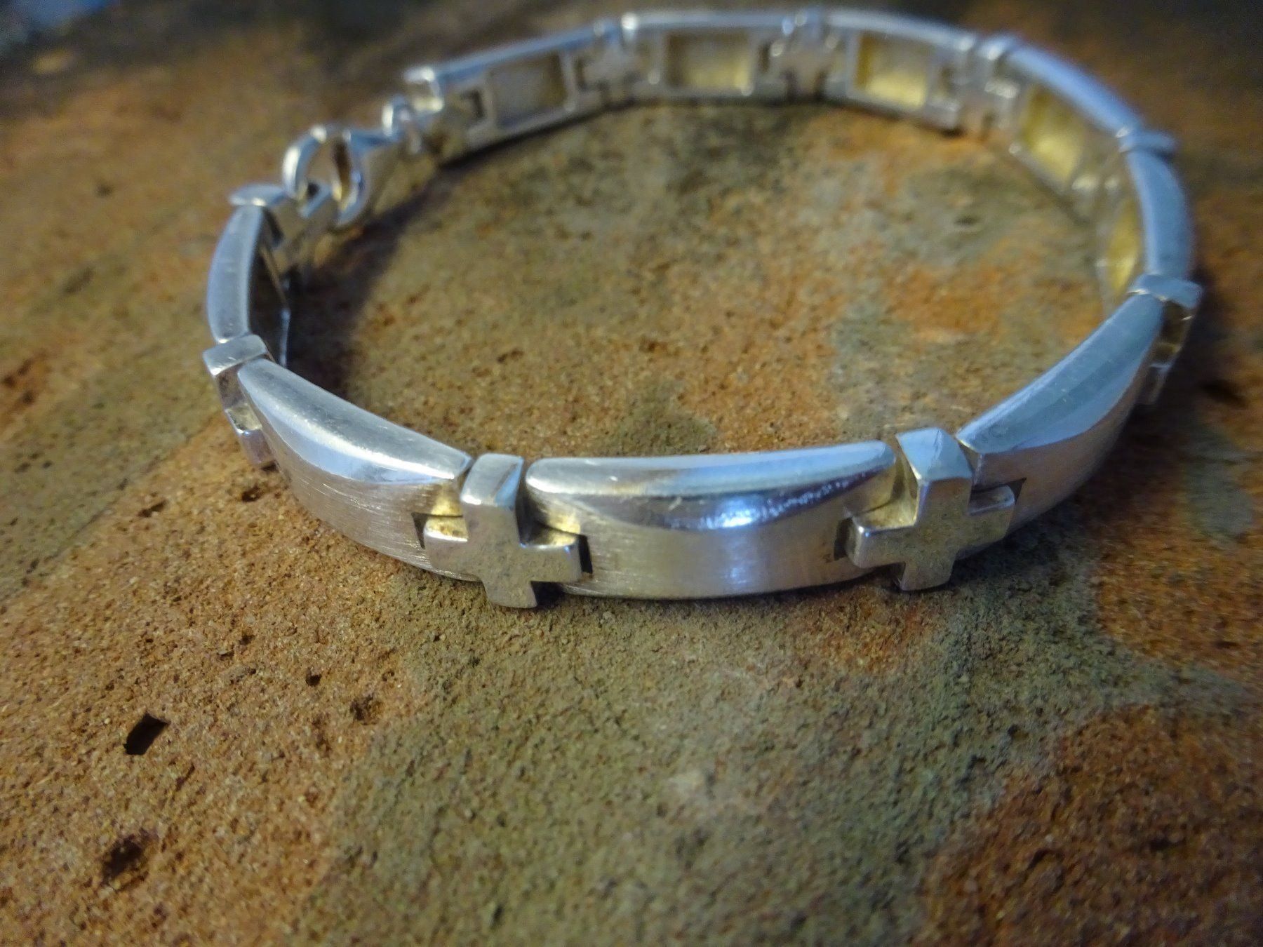 Bracciali & Braccialetti: Armband "Hopp Schwiiz" / 925 Silber – Usato da Esslingen venduto da FetteSchnecke 1