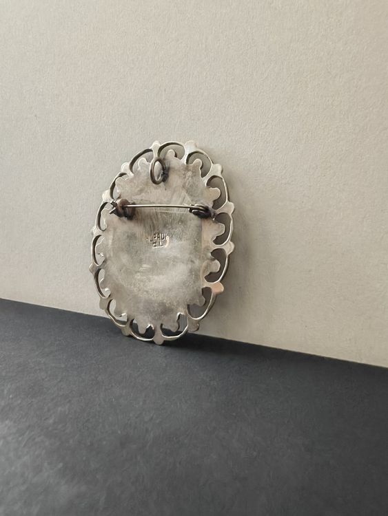 Broche Ancienne En Argent Sterling - Magnifique Pièce Vintage, Occasion