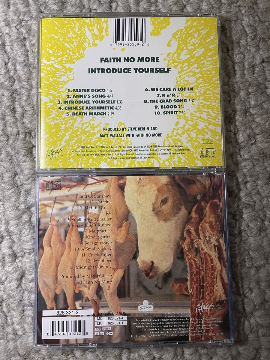 CDs: 2x Faith No More – D'occasion à Reinach AG par trigger7811 2