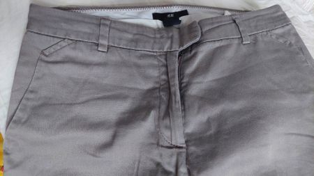 Hose grau in gr.34,für eine Körpergrösse 147cm verkürzt
